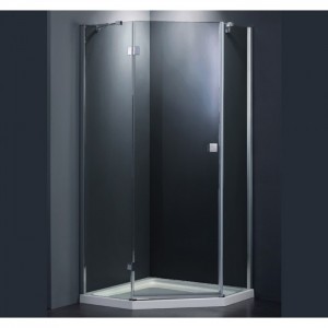 Душевая кабина Dusel A-715 90x90x190 хром тонированное