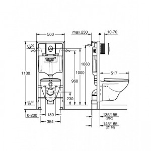 Акционный набор для ванны Grohe Mega Bundle BauLoop 39192МВ0 (39192000+111042+123214S+40407001)