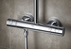 Душевая система с термостатом Grohe New Tempesta Cosmopolitan Round 250 26670000 фото