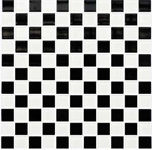 Мозаика Kotto GM 4002 Black-White 300x300x4 фото