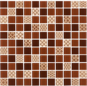 Мозаика Kotto GM 4054 Brown Structure 300x300x4 фото