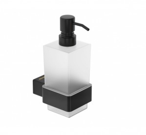 Дозатор жидкого мыла GENWEC Pompei GW05 черный мат. 59 04 03