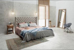 Грес Tubadzin Torano 59.8x59.8 Grey матовый интерьер