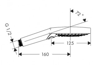 Ручной душ Hansgrohe Raindance Select S 120 3jet белый матовый 26530700