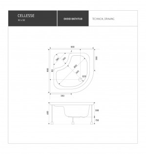 Душевая кабина Shower SATURN STN-859 90х90х205 фото схема