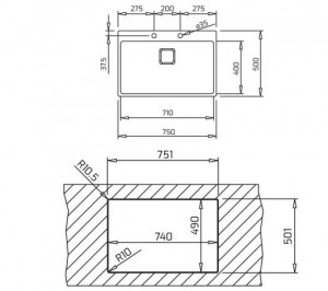 Кухонная мойка Teka ForLinea RS15 71.40 115000052