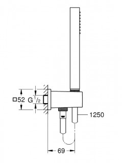 Душевая система GROHE GROHTHERM SMARTCONTROL 26415SC1