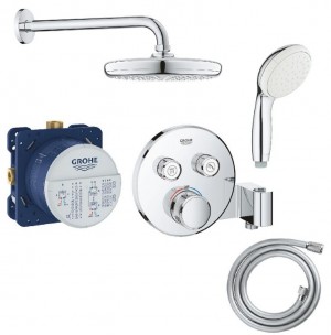 Душевая система скрытого монтажа Grohe Grohtherm SmartControl 29120SCN фото