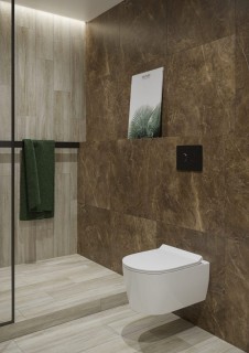 Плитка напольная Cerrad Rapid 60x60 Brown интерьер