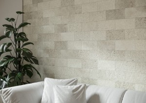 Фасадная плитка Cerrad Saltstone 14.8x30 Bianco интерьер