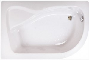 Акриловый поддон асимметричный Shower (L) FERISYA SW-6282 80х120х45 фото