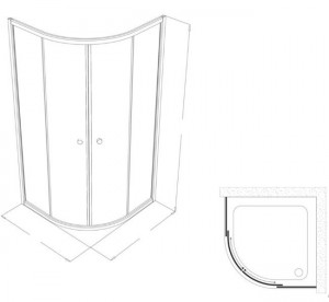 Душевая кабина Shower Saturn STN-858 80х80х205