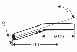 Ручной душ Hansgrohe Rainfinity 26864000 хром