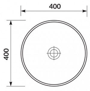 Раковина Cersanit Moduo 40 круглая K116-048