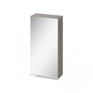 Зеркальный шкаф Cersanit Virgo 40 серый с хромированной ручкой S522-011 фото