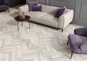 Грес Golden Tile Parquet 60.7x60.7 бежевый интерьер