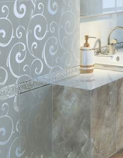 Грес Golden Tile Onyx 60x120 бежевый интерьер