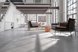 Грес Golden Tile Street Line 60x60 light grey рект интерьер