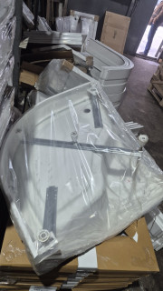 Душевой поддон SHOWER MILET SW-8129 90x90x18(45) фото