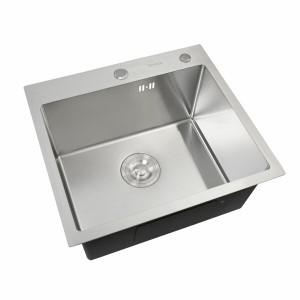 Кухонная мойка Platinum Handmade 500x500x220 (толщина 3.0/1.5 мм корзина и дозатор в комплекте) 32259 фото