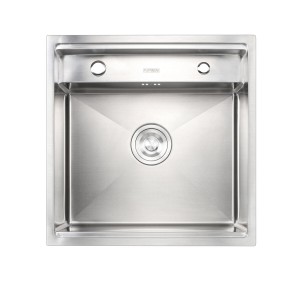 Кухонная мойка Platinum Handmade 500x500x220 смеситель в комплекте 32534 фото