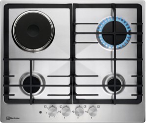 Варочная поверхность газоэлектрическая Electrolux KGM64311X фото