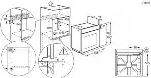 Духовой шкаф Electrolux KODEC70X схема