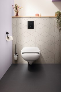 Клавиша смыва для унитаза Grohe Even черная матовая 38966KF0 фото