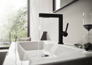 Смеситель для умывальника Hansgrohe Finoris 230 с выдвижным носиком 2JET черный матовый 76063670 фото