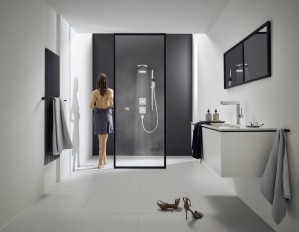 Смеситель для умывальника Hansgrohe Finoris 230 с вытяжным душем 2jet и донным клапаном Push-Open хром 76063000 фото