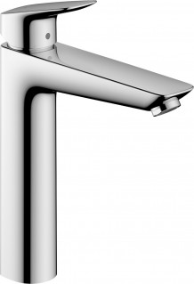 Смеситель Hansgrohe Logis 2 flow для раковины с высоким изливом со сливным набором хром 71095000 фото