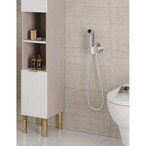 Гигиенический душ Hansgrohe Bidette 1jet S со шлангом и держателем 29230000 хром на холодную воду фото