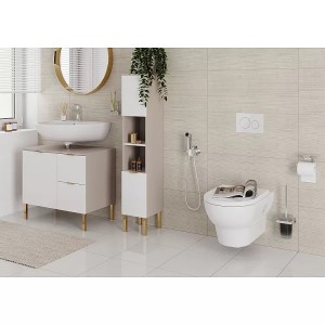 Гигиенический душ Hansgrohe Bidette 1jet S со шлангом и держателем 29230000 хром на холодную воду фото