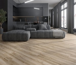 Грес Intergres Artwood 20x120 светло-коричневый 031 интерьер