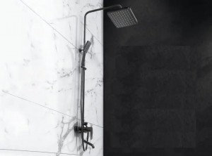 Душевая система Imprese Modus f03008210SB для ванны черный матовый фото