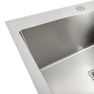 Кухонная мойка Platinum Handmade 600x500x230 мм HSB нержавейка 37018-4