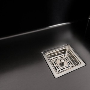 Кухонная мойка Platinum Handmade 600x500x230 мм PVD черная HSB 37019-4