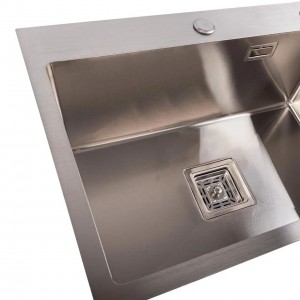 Кухонная мойка Platinum Handmade HSB 580х430х220 толщина 3.0/1.0 36116-5