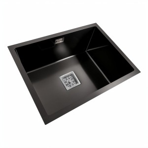 Кухонная мойка Platinum Handmade PVD черная монтаж под столешницу HSB 
толщина 3.0/1.0 37025-4
