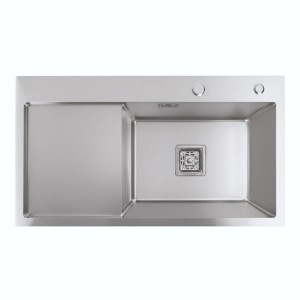 Кухонная мойка Platinum Handmade 780х430х220 R нержавейка толщина 3.0/1.0 
37438-1