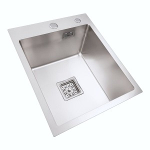 Кухонная мойка Platinum Handmade HSB 400x500x230 нержавейка толщина 3.0/1.0 
36980-4
