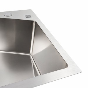 Кухонная мойка  Platinum Handmade 58*43B HSB нержавейка толщина 3.0/1.0 
37023-2