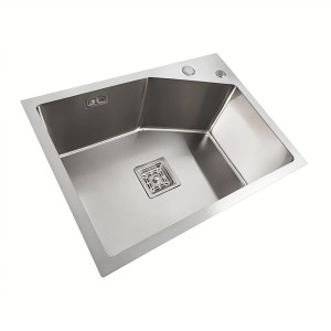 Кухонная мойка  Platinum Handmade 58*43B HSB нержавейка толщина 3.0/1.0 
37023-4