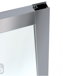 Душевая дверь Eger Lexo 599-809/1 трехсекционная раздвижная прозрачная 90 см- 
фото 4