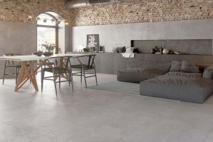 Грес Allore Concrete 600x1200 Grey mat интерьер