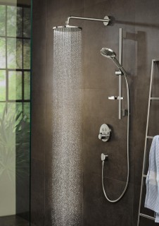 Термостат Hansgrohe ShowerSelect S два потребителя полированное золото 15743990 фото