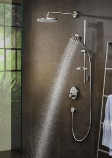 Термостат Hansgrohe ShowerSelect S два потребителя полированное золото 15743990 фото