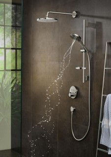 Термостат Hansgrohe ShowerSelect S два потребителя полированное золото 15743990 фото