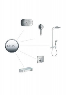 Термостат Hansgrohe ShowerSelect два потребителя полированное золото 15763990 фото