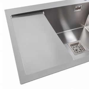 Кухонная мойка Platinum Handmade 65*50 квадратний сифон 3.0/1.0 SP000037435 фото